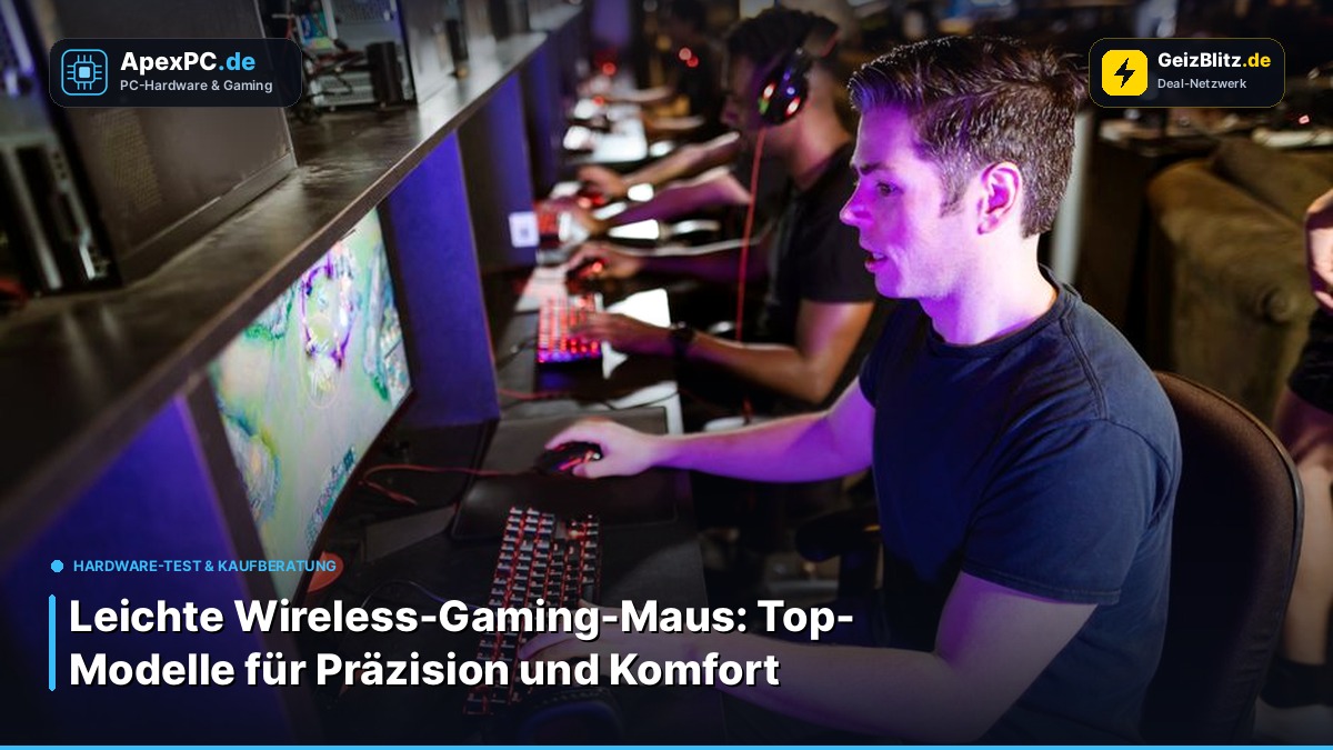 Leichte Wireless‑Gaming‑Maus: Top‑Modelle für Präzision und Komfort
