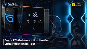 Beste PC-Gehäuse mit optimaler Luftzirkulation im Test